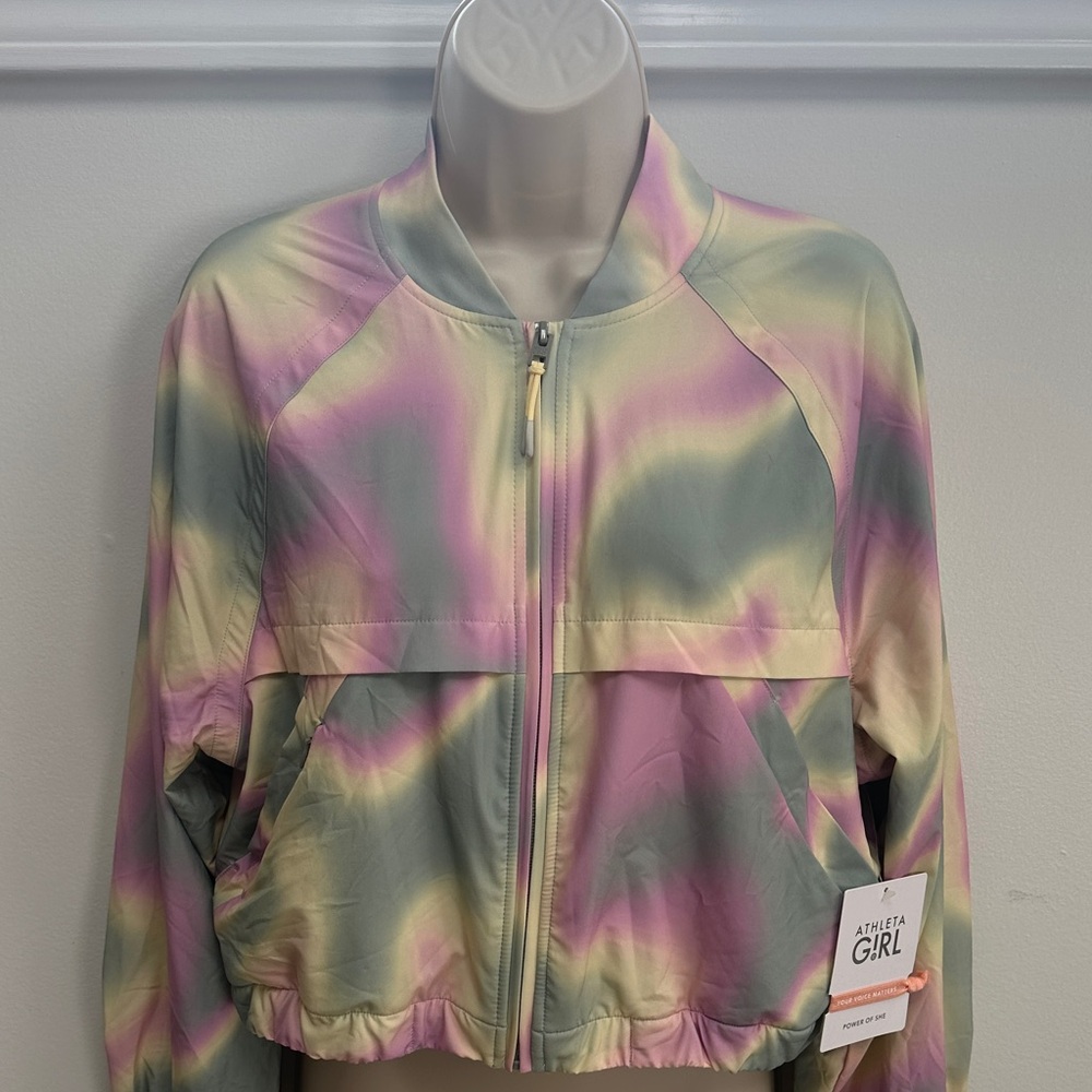 Athleta Girl up and away lined bomber jacket